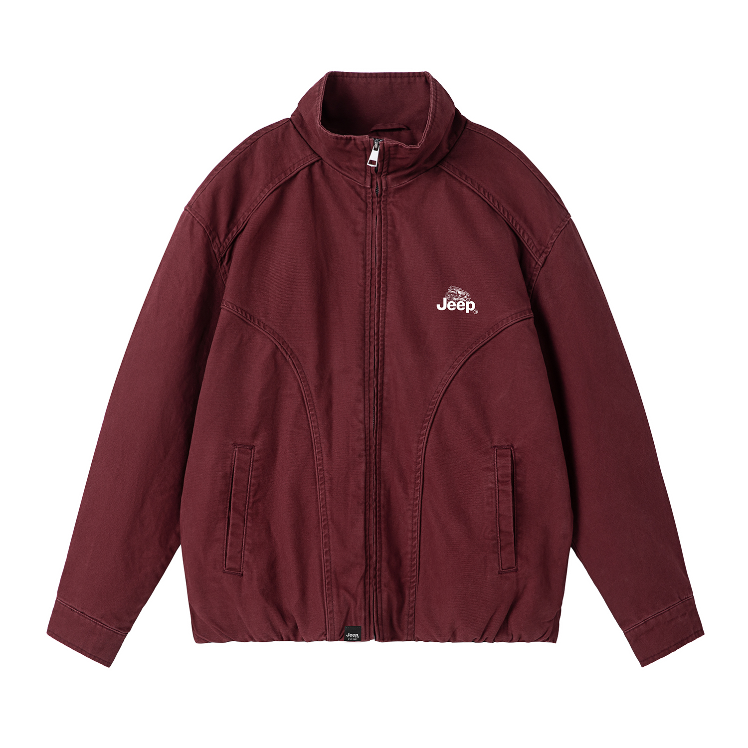 

Вельветовая куртка Unisex с меховым воротником утепленная Jeep, p75jmwj661 angora красный[spring regular edition]