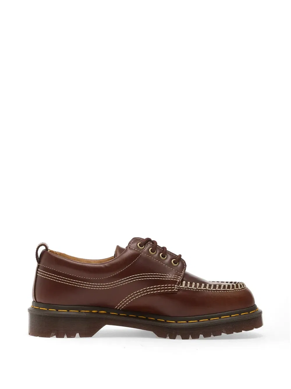 Туфли-Дерби Lowell с контрастной строчкой Dr Martens, коричневый