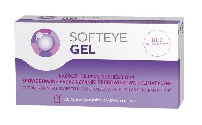 

Гель для глаз Softeye Gel 0,4 мл, 20 шт