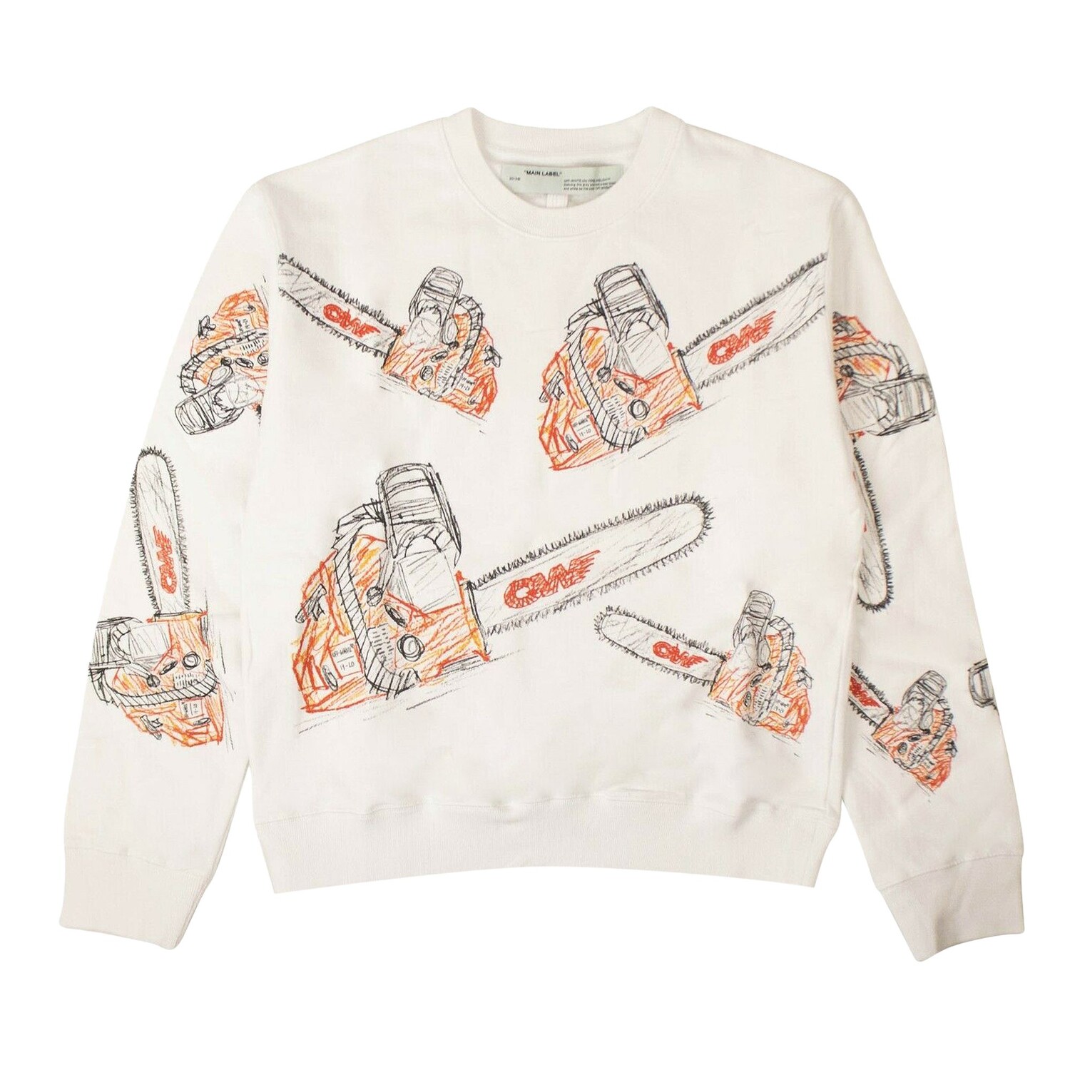 

Off-White Толстовка Chainsaw Белый