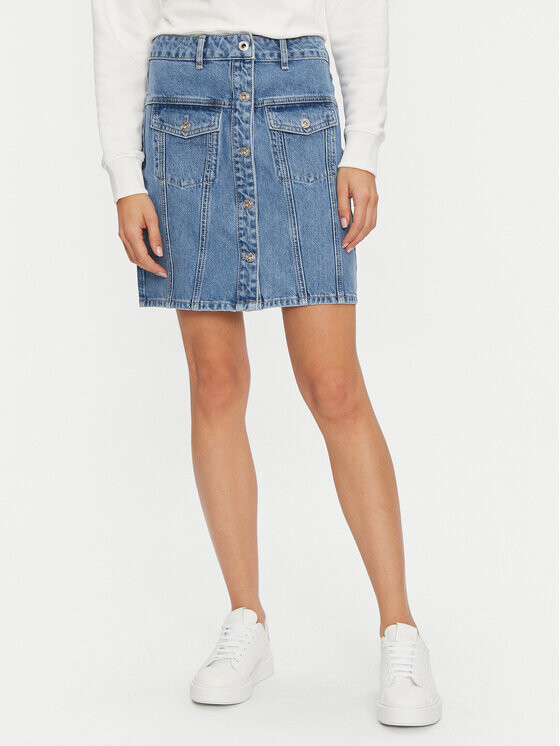 

Джинсовая юбка стандартного кроя Karl Lagerfeld Jeans, синий