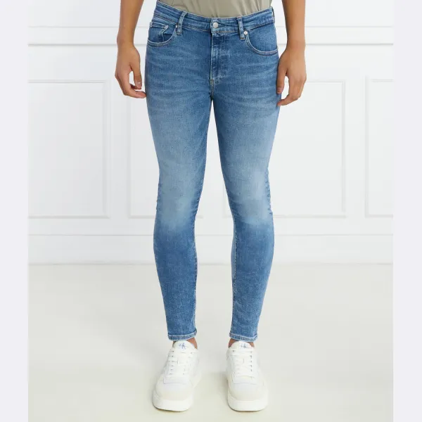 

Джинсы суперскинни Calvin Klein, синий