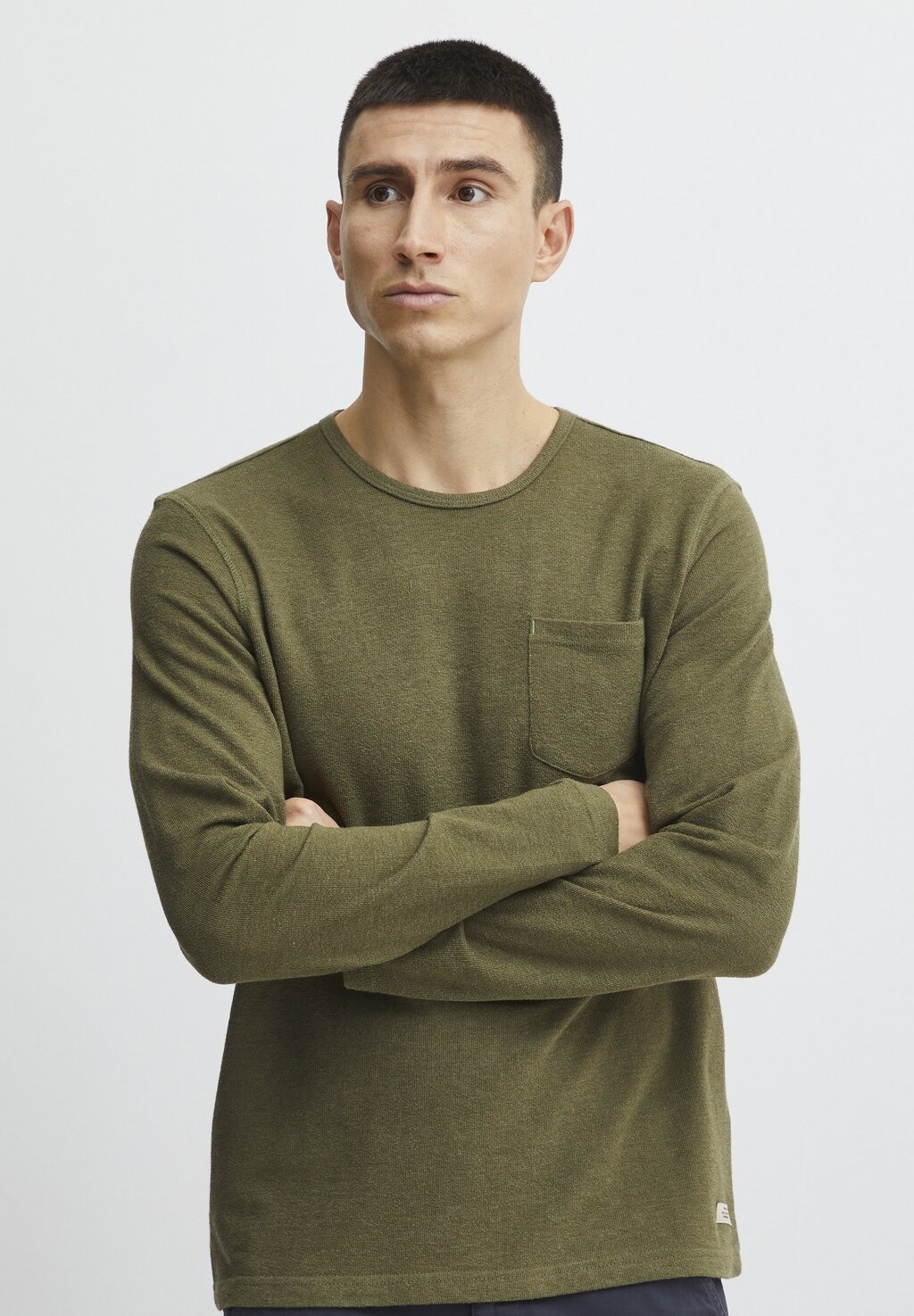 

Свитер вязаный BHTEE Blend, цвет cypress