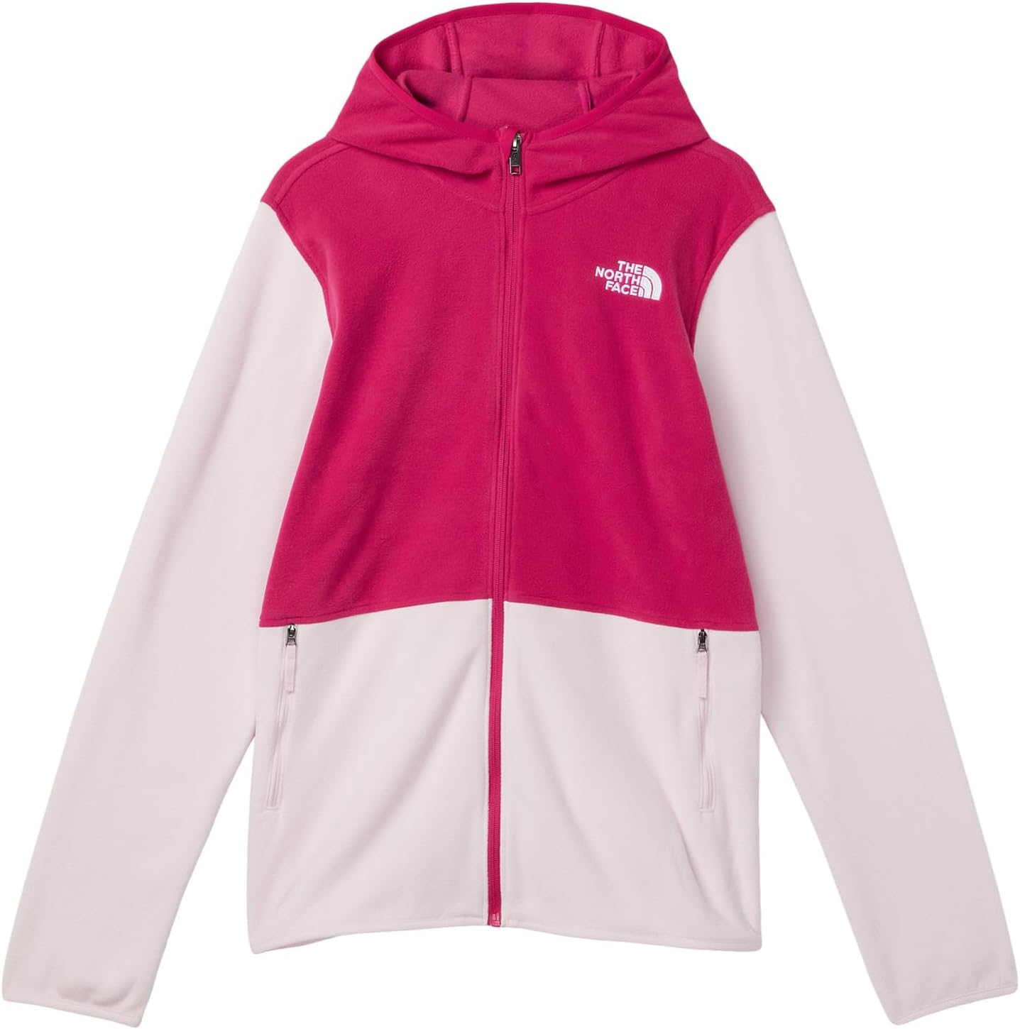 

Худи The North Face Kids Glacier Full Zip Hoodie, цвет Pale Blossom/Lali Guran