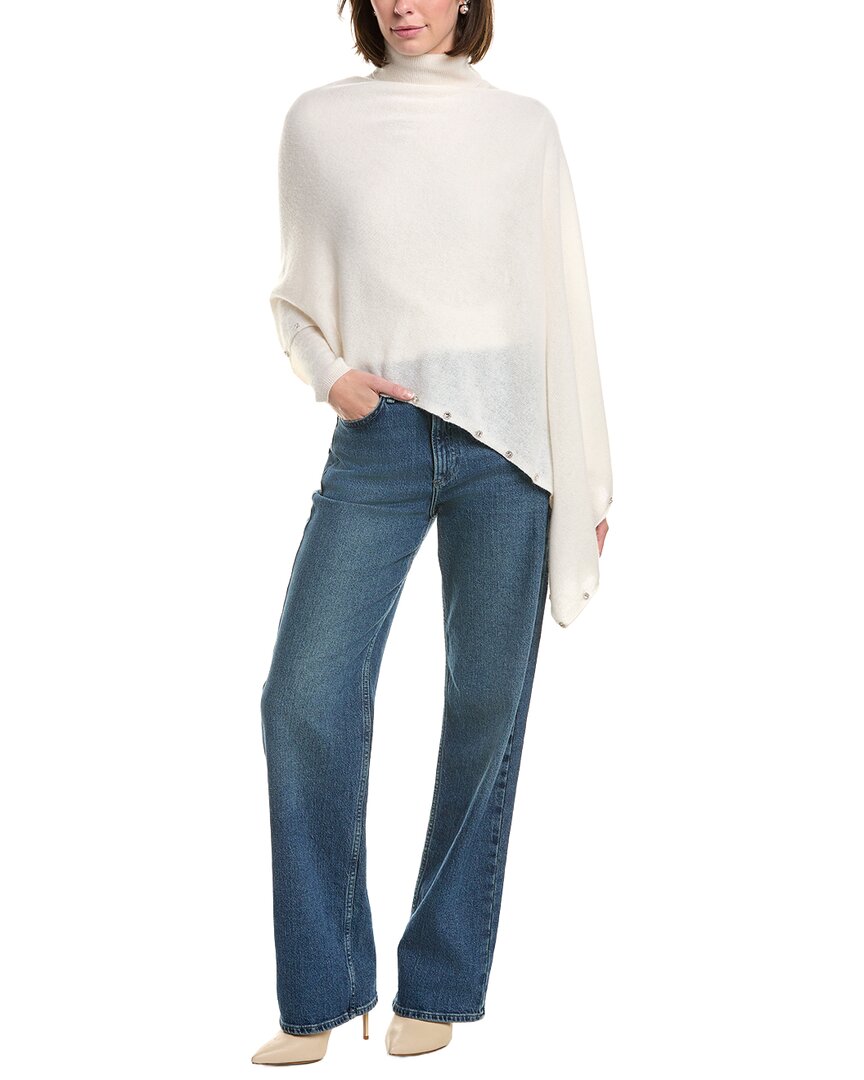 

Кашемировый топпер со стразами Hannah Rose Hannah Rose, белый