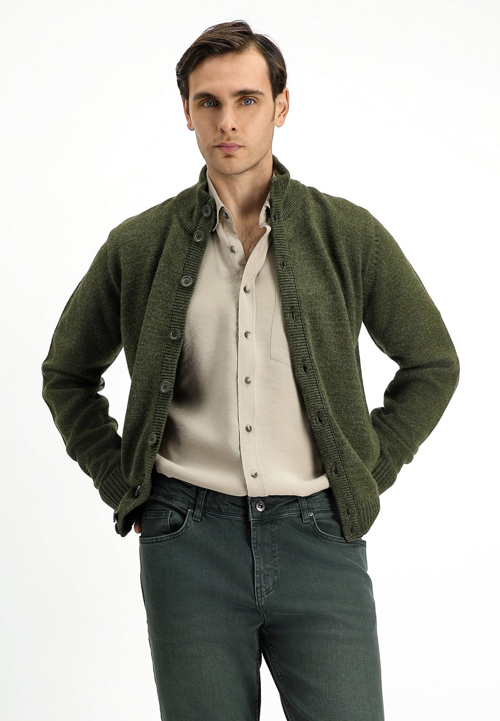 

Кардиган REGULAR FIT Kigili, хаки
