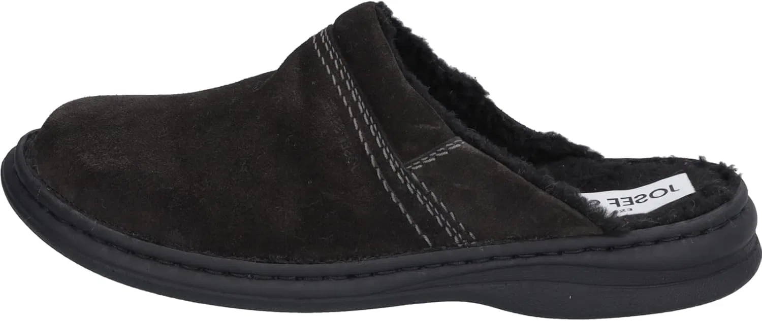 Мужские домашние тапочки Josef Seibel Max 67, ширина G (стандартная), Black — фото 2