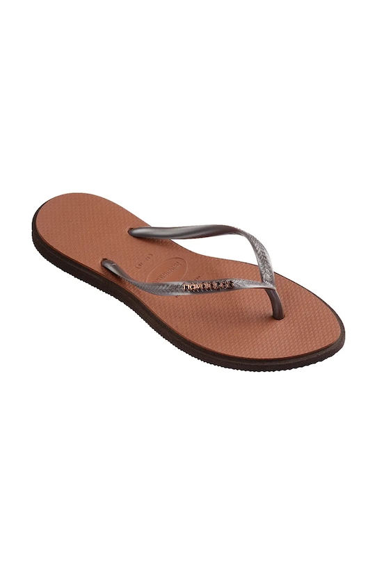 Шлепки SLIM POINT Havaianas, коричневый — фото 3