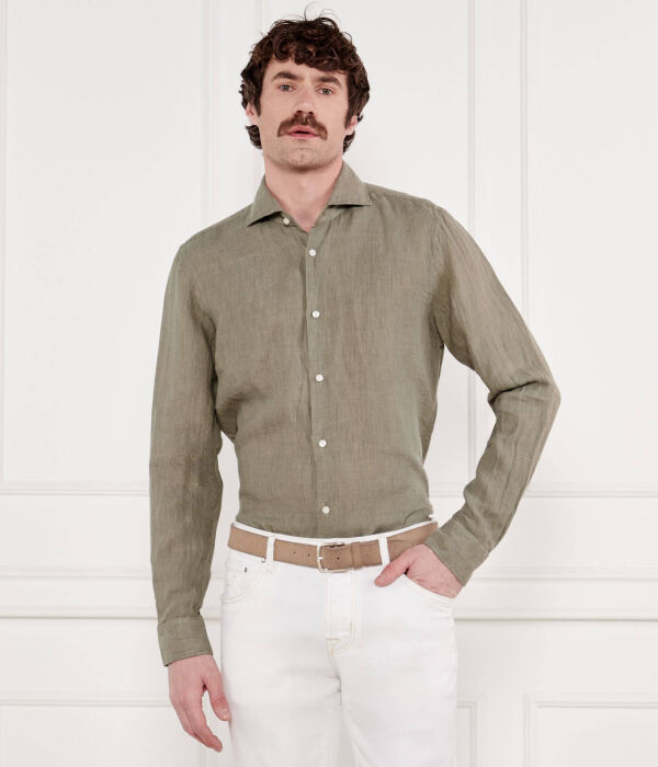 

Льняная рубашка pai-w Slim fit Joop!, зеленый