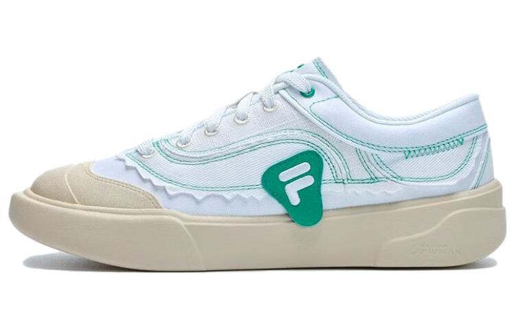 

CURVE Sealing Wax Canvas Shoes Women's Low-top White/Brown/Green Fila Fusion