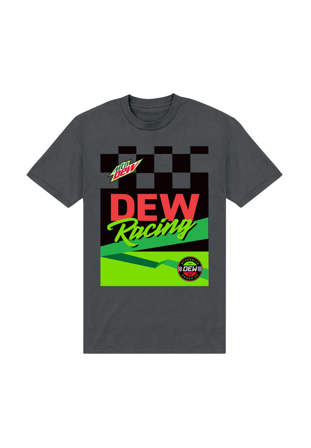 

Футболка с принтом MOUNTAIN DEW RACING Henry Tiger, серый