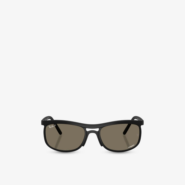 

Солнцезащитные очки Ray-Ban Chromance квадратные с прорезями, черный