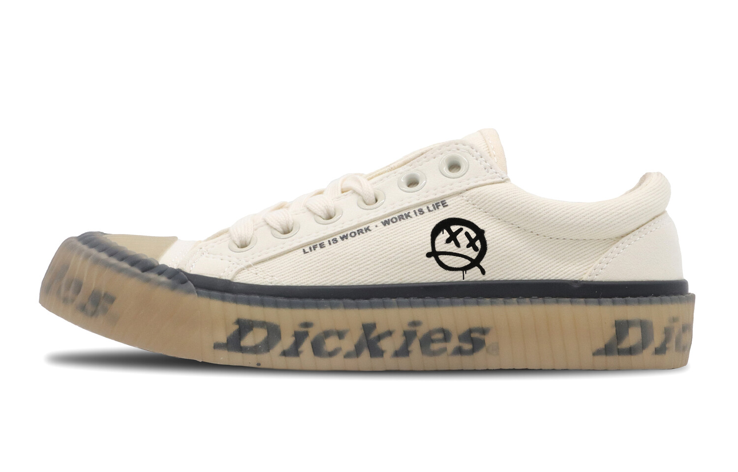 

Холщовые кеды унисекс с низким верхом черного цвета Dickies