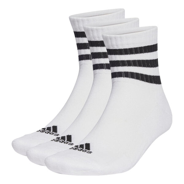 

Носки с 3 полосками, мягкие носки Adidas, белый