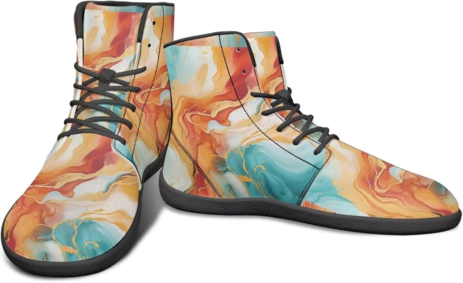 

Высокие легкие кроссовки с мраморным дизайном Watdotory, зеленый