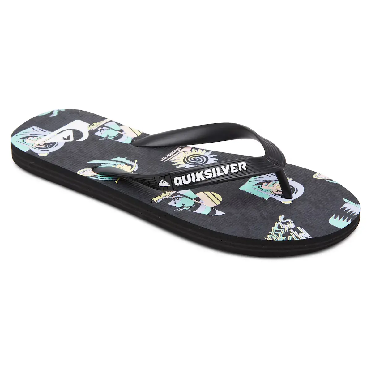 

Molokai Island Pulse Quiksilver мужские шлепанцы, чёрный