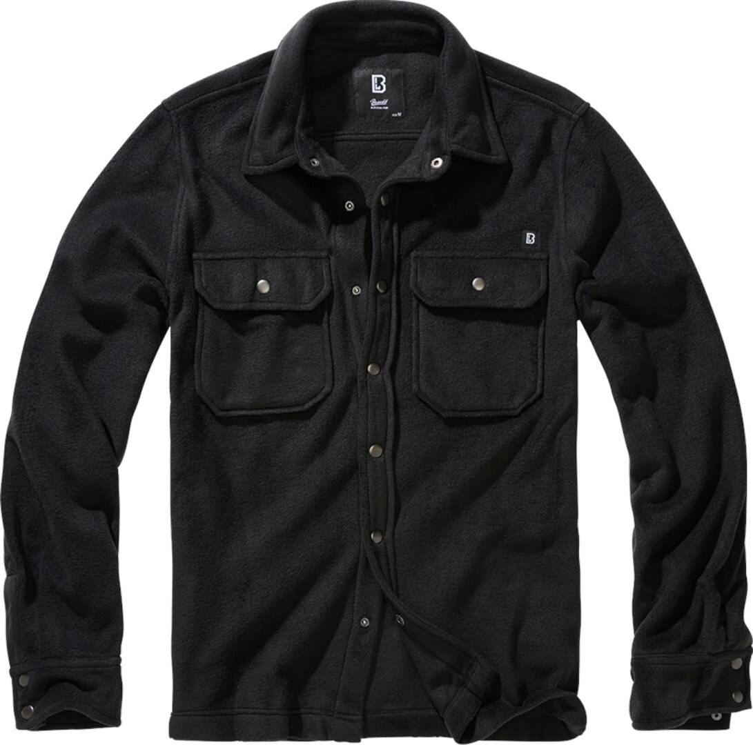 

Рубашка Brandit Jeff Fleece Shirt, черный