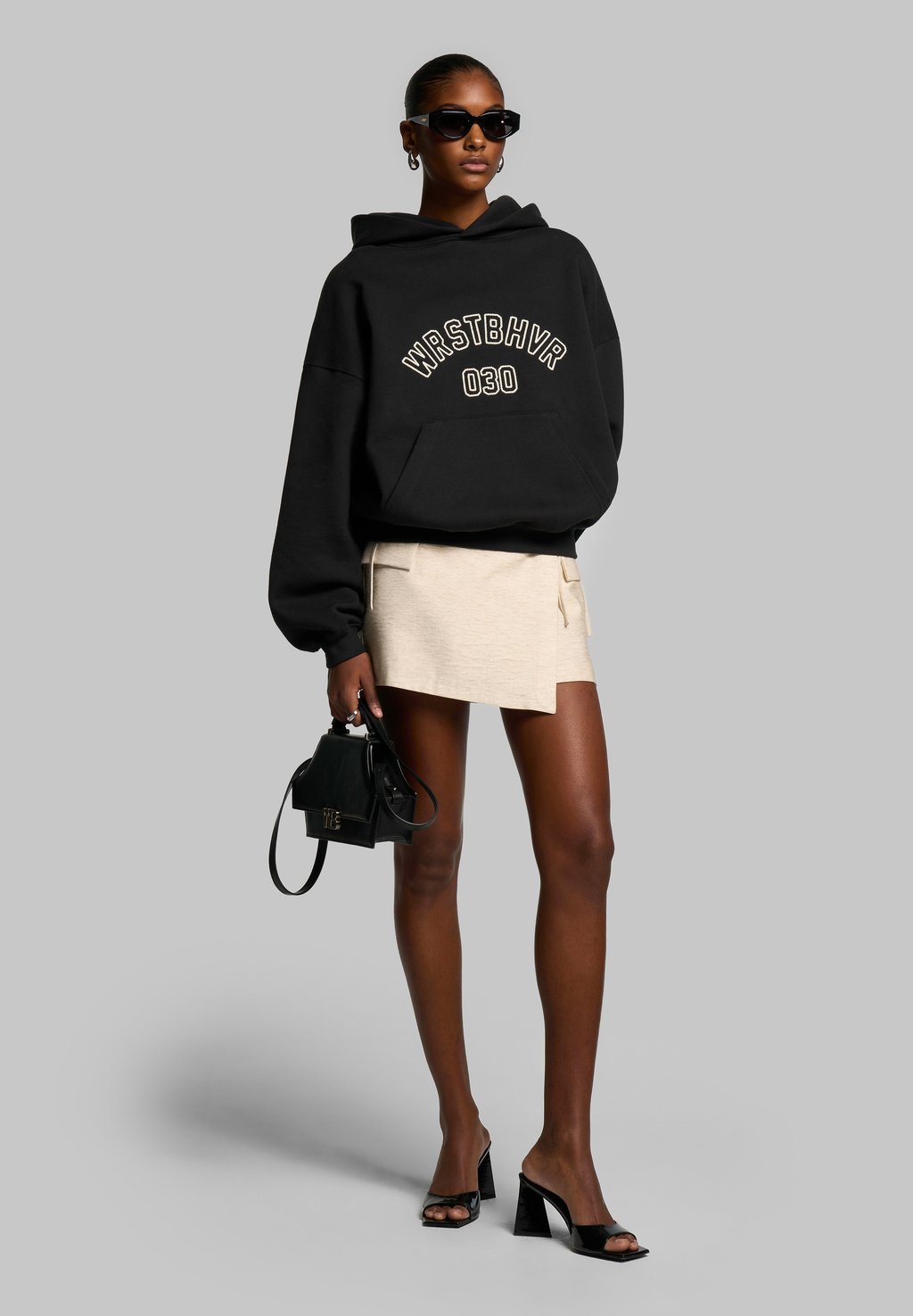 

Толстовка MARCEJ - Hoodie WRSTBHVR, черный