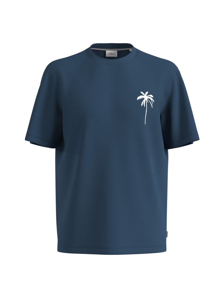 

s.Oliver Футболка 58D2 темно-синего цвета, Синий, s.Oliver Футболка 58D2 темно-синего цвета