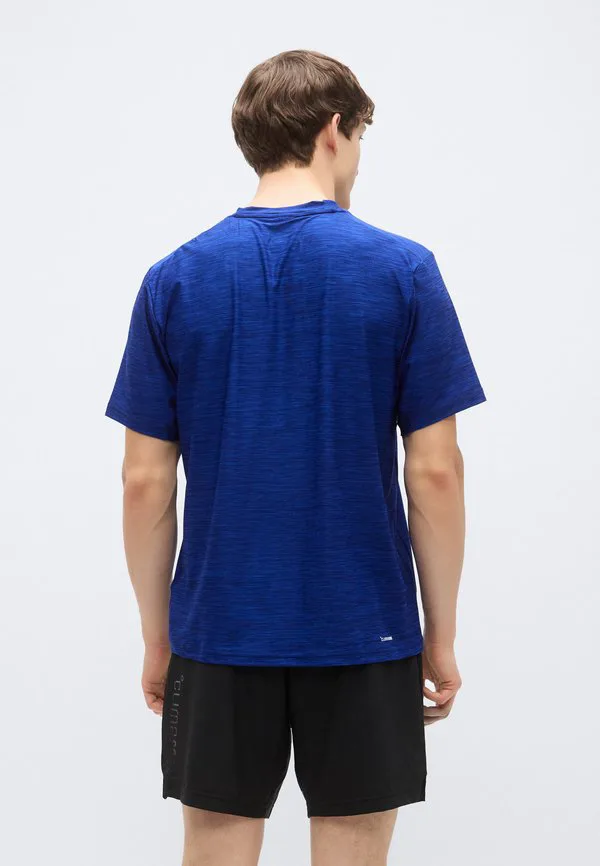 Спортивная футболка первой необходимости для тренировок Adidas Performance, Dark Blue Melange — фото 3