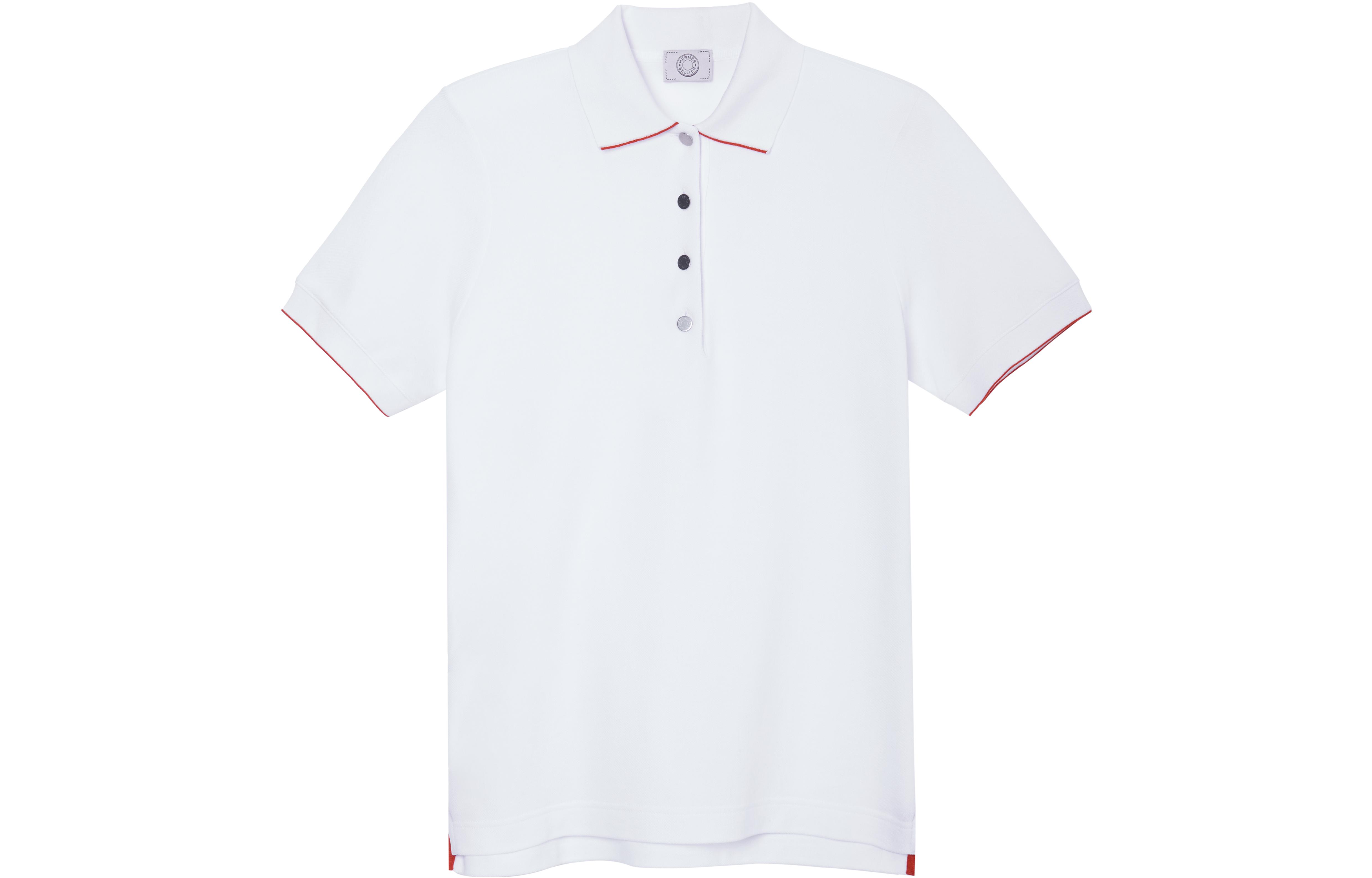 

HERMES Женская рубашка-поло SS22, белая