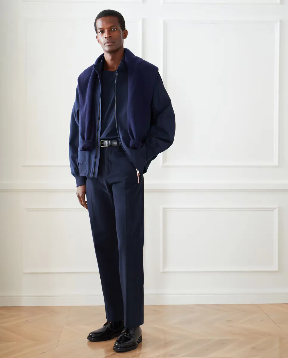 

Мужская техническая куртка водоотталкивающая Emidio Tucci, темно-синий