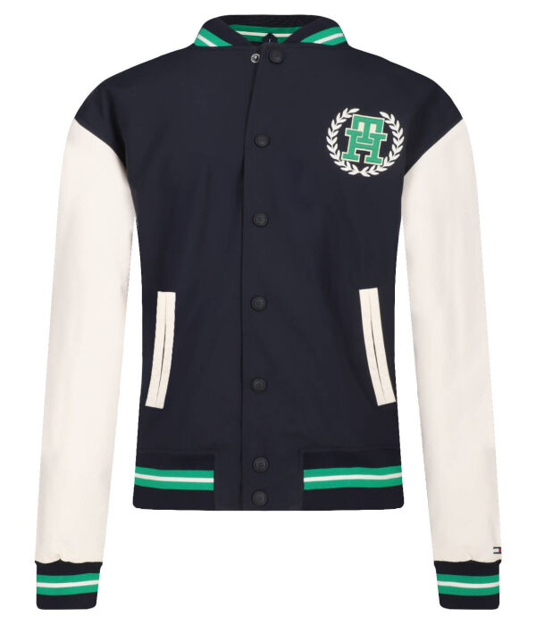 

Куртка-Бомбер университетская Relaxed fit Tommy Hilfiger, синий