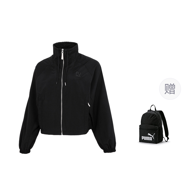 

Свободная вязаная куртка для женщин Infuse PUMA, черный (comes with 1 puma bag)