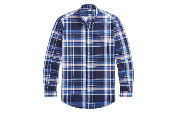 

Футболка поло мужская синяя Polo Ralph Lauren