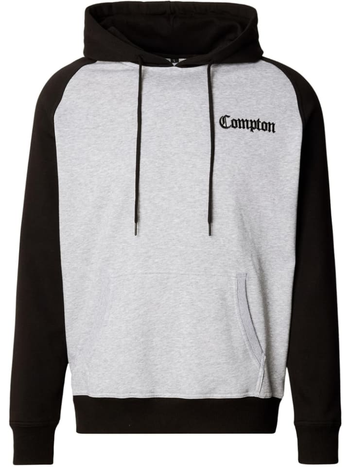 

Mister Tee Худи "Compton Wording Emb Raglan Hoody" серого цвета