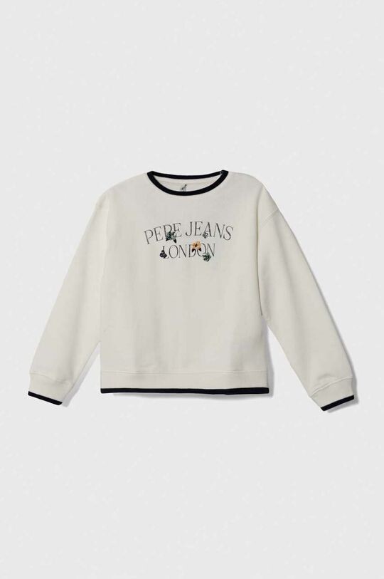 

Детская хлопковая толстовка Pepe Jeans, белый