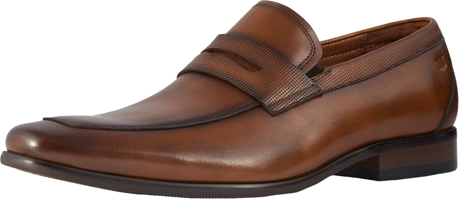 Лоферы с мыском, Florsheim, Коньяк