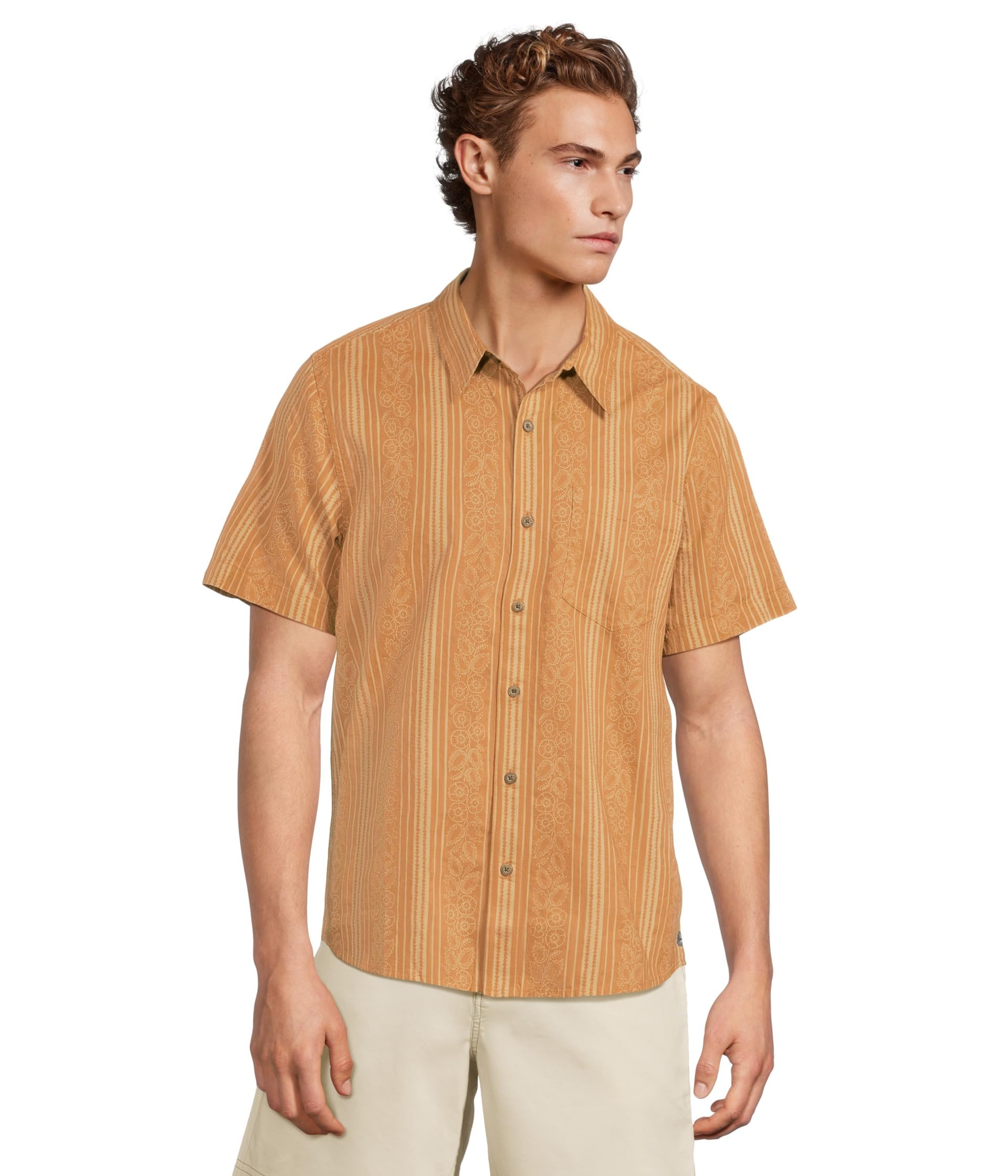 

Рубашка Toad&Co Fletch Short Sleeve Shirt, Tabac Vertical Print