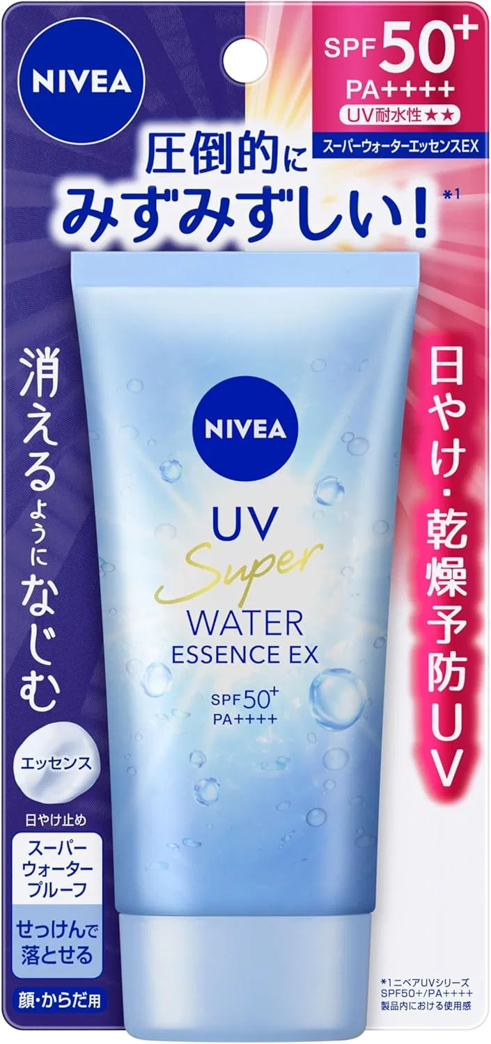 Солнцезащитная эссенция Water Essence EX Nivea UV 80 г синяя