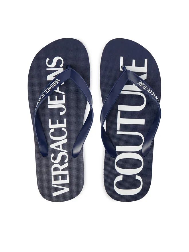 Versace Jeans Couture Шлепанцы 80YA3SQ7 ZSS81 темно-синие