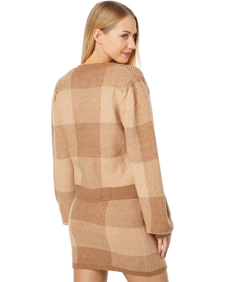 

Свитер Lost + Wander Nature School Cardigan, цвет Camel Gingham