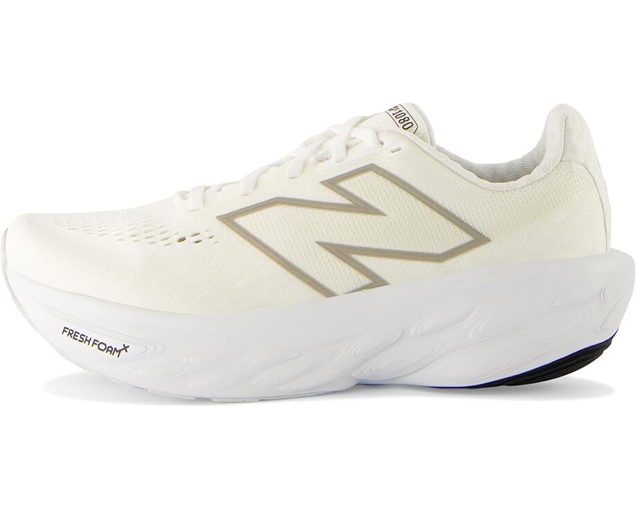 Кроссовки New Balance Fresh Foam X 1080v14, цвет White/Light Gold Metallic — фото 4