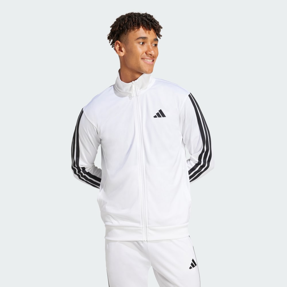 Спортивный костюм Adidas 3-Stripes Tricot Regular Track Jacket, белый — фото 3