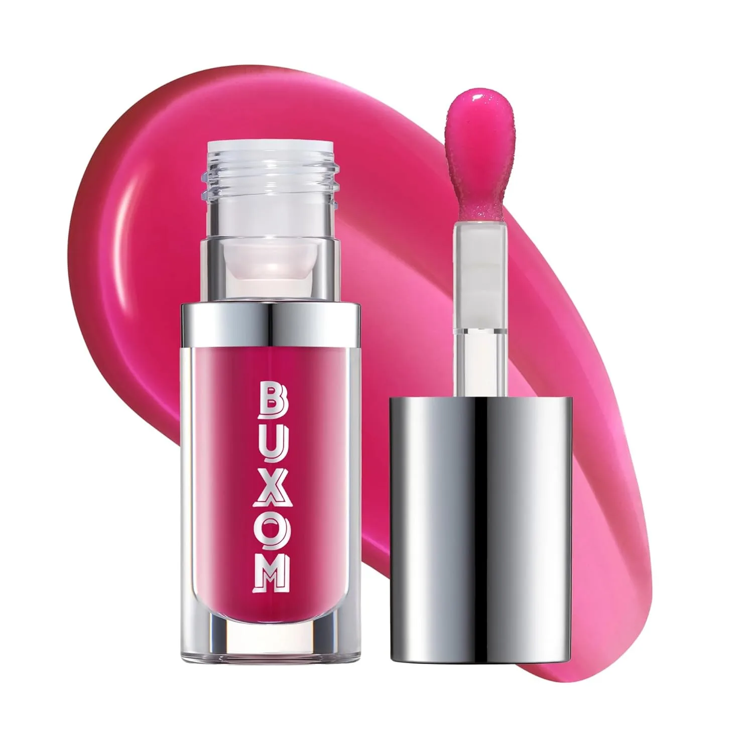 Buxom Full-On Plumping Glossy Lip Oil - питательный и увлажняющий блеск для губ с эффектом увеличения объема, сочный глянцевый финиш, нелипкая формула, не тестируется на животных., Berry Blast