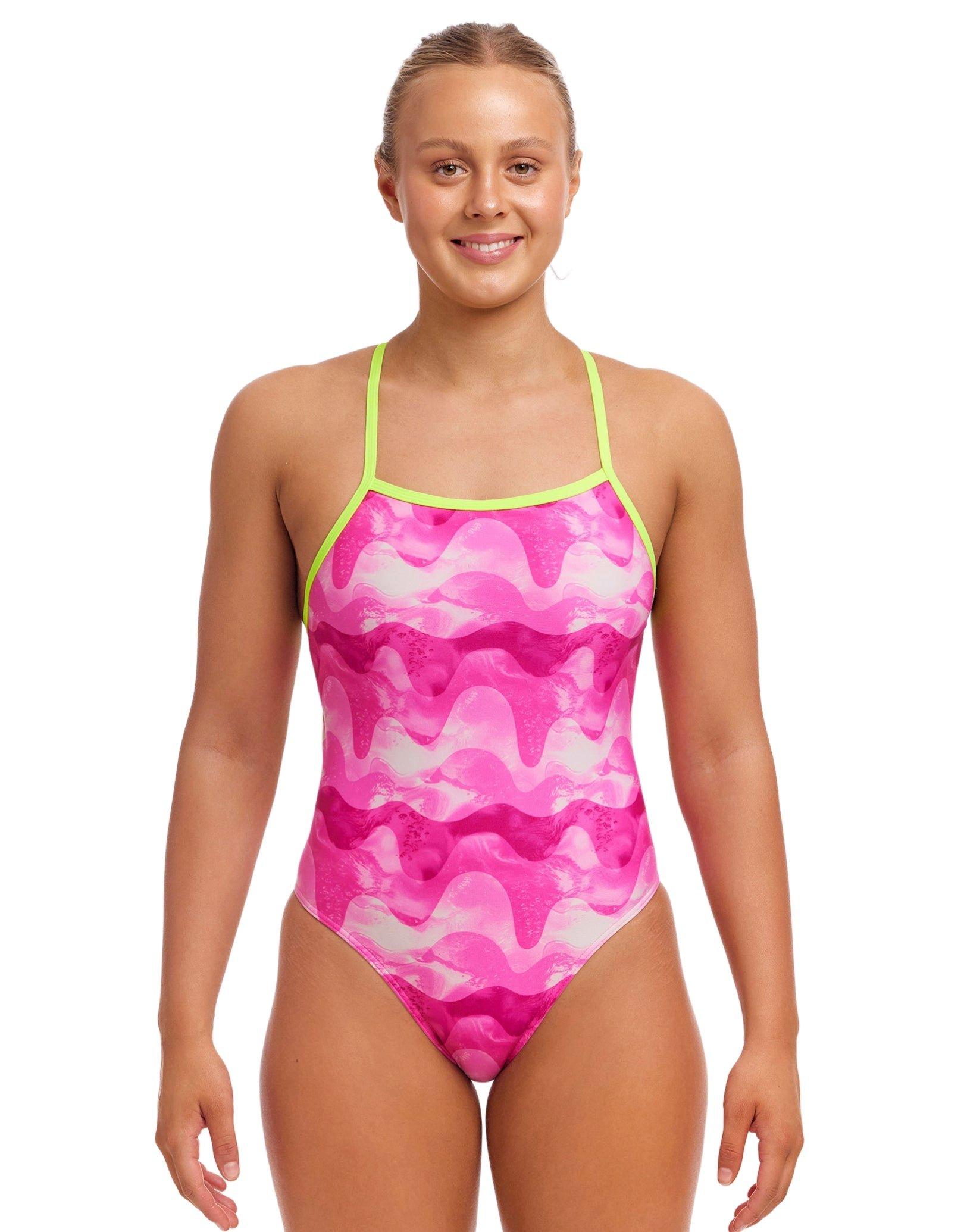 

Купальник Pink Caps Tie Me Tight - Розовый Funkita, розовый