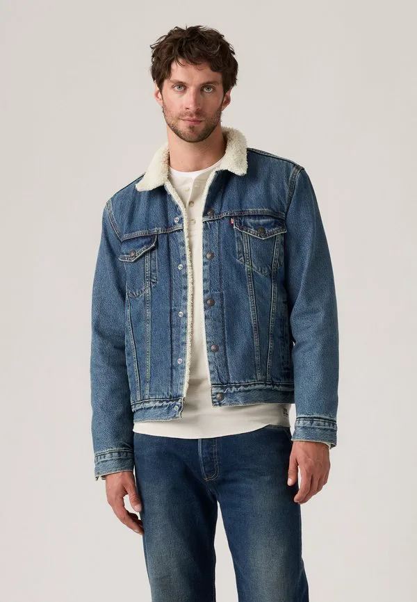 Джинсовая куртка дальнобойщика Levi'S, In The Morning Sherpa Trk — фото 2