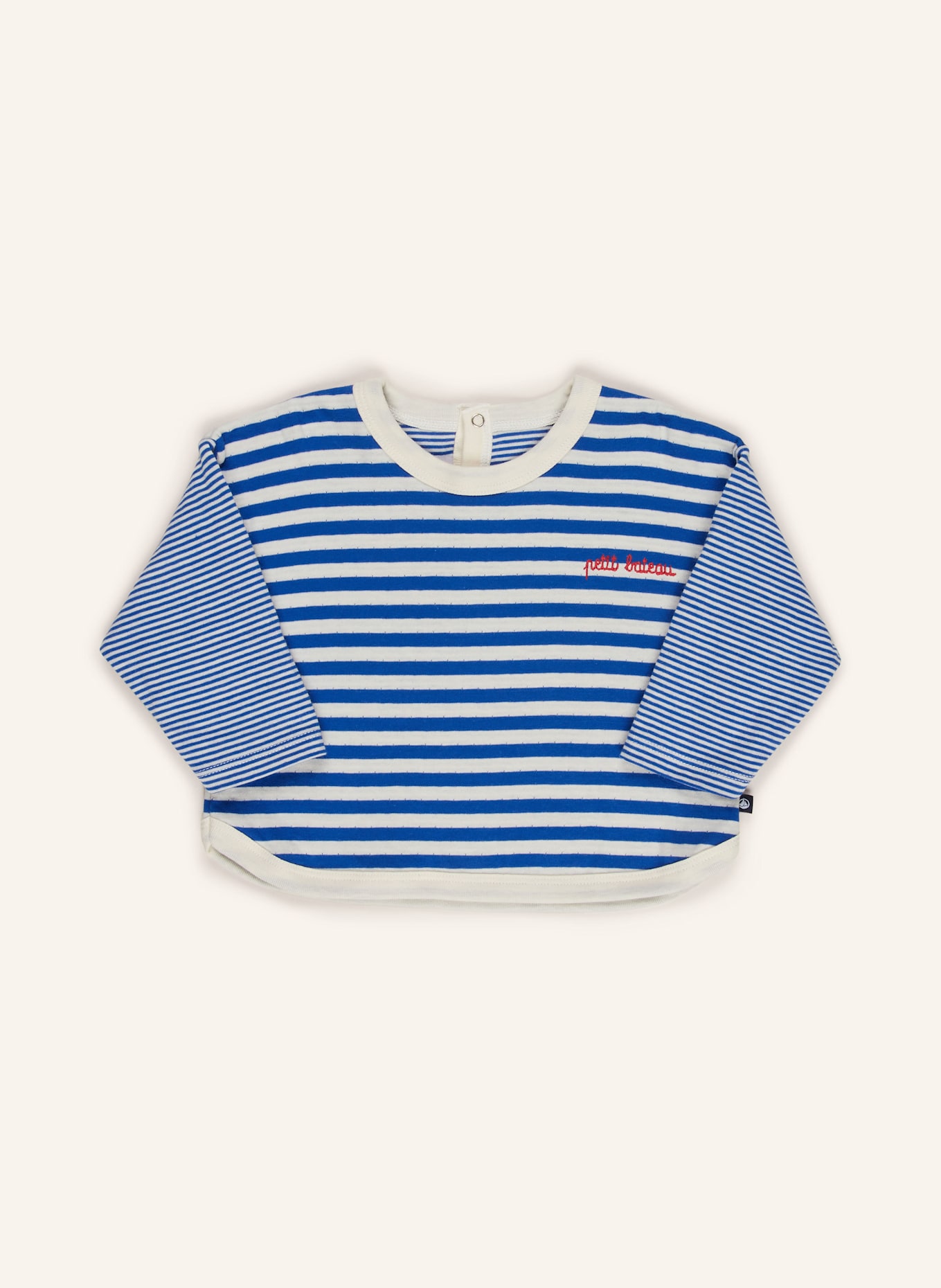 

Рубашка с длинными рукавами Petit Bateau, мультиколор