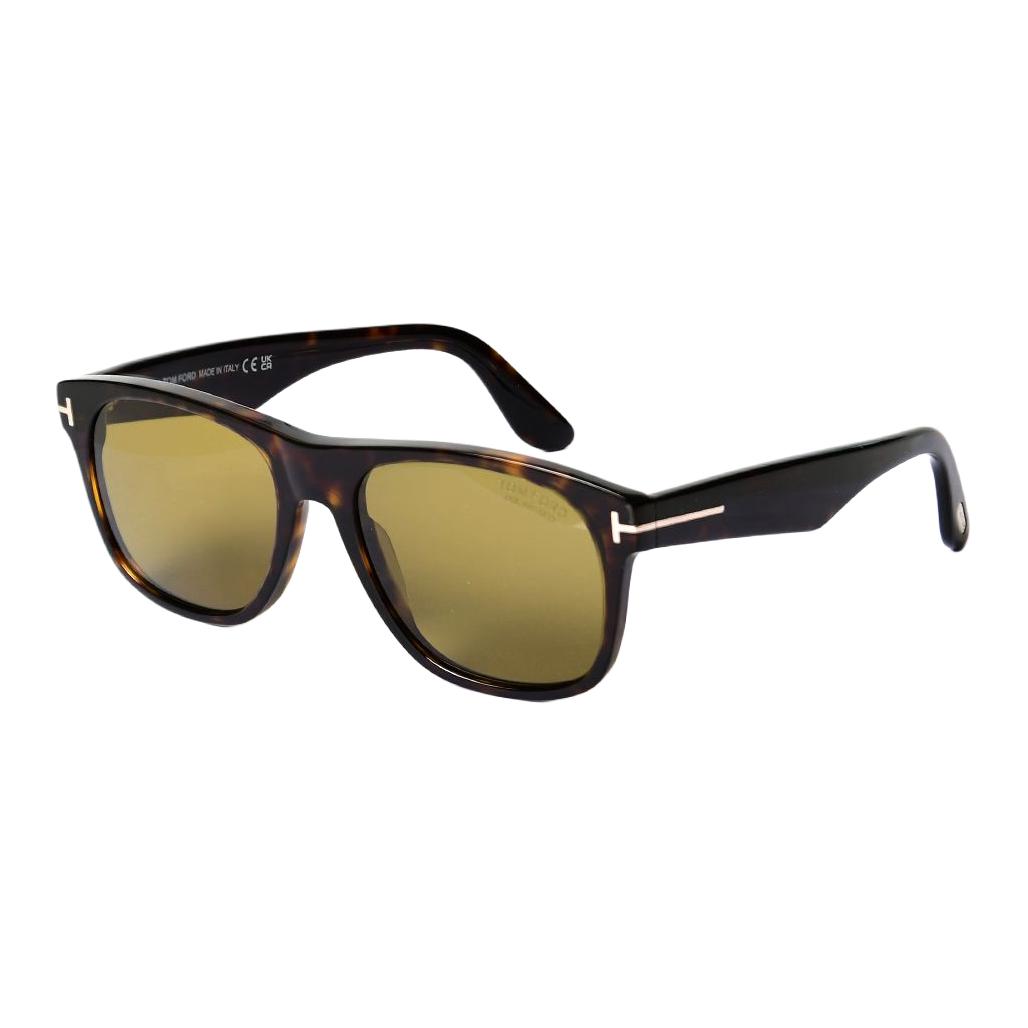 

TOM FORD Квадратные солнцезащитные очки Marlon 02, Tortoiseshell