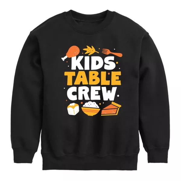 

Мальчики 8-20 детская толстовка с флисом Table Crew Licensed Character, черный