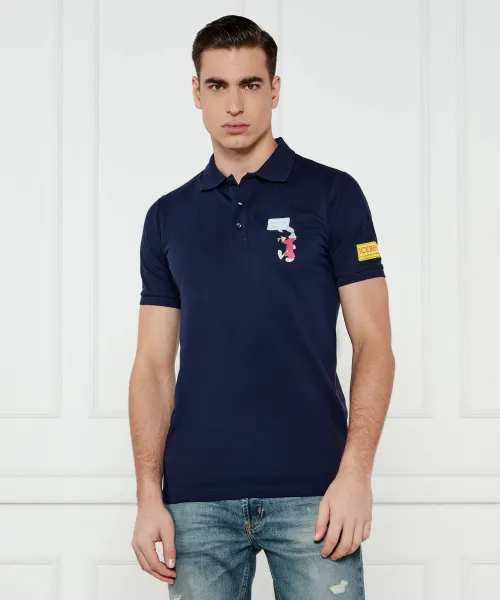 

Футболка поло Regular fit Iceberg, синий
