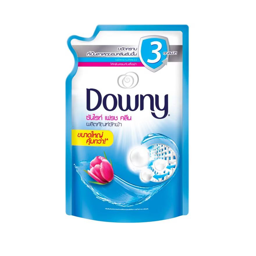 

Downy Жидкий концентрат моющего средства Sunrise Fresh Clean Refill 1280 мл, Blue