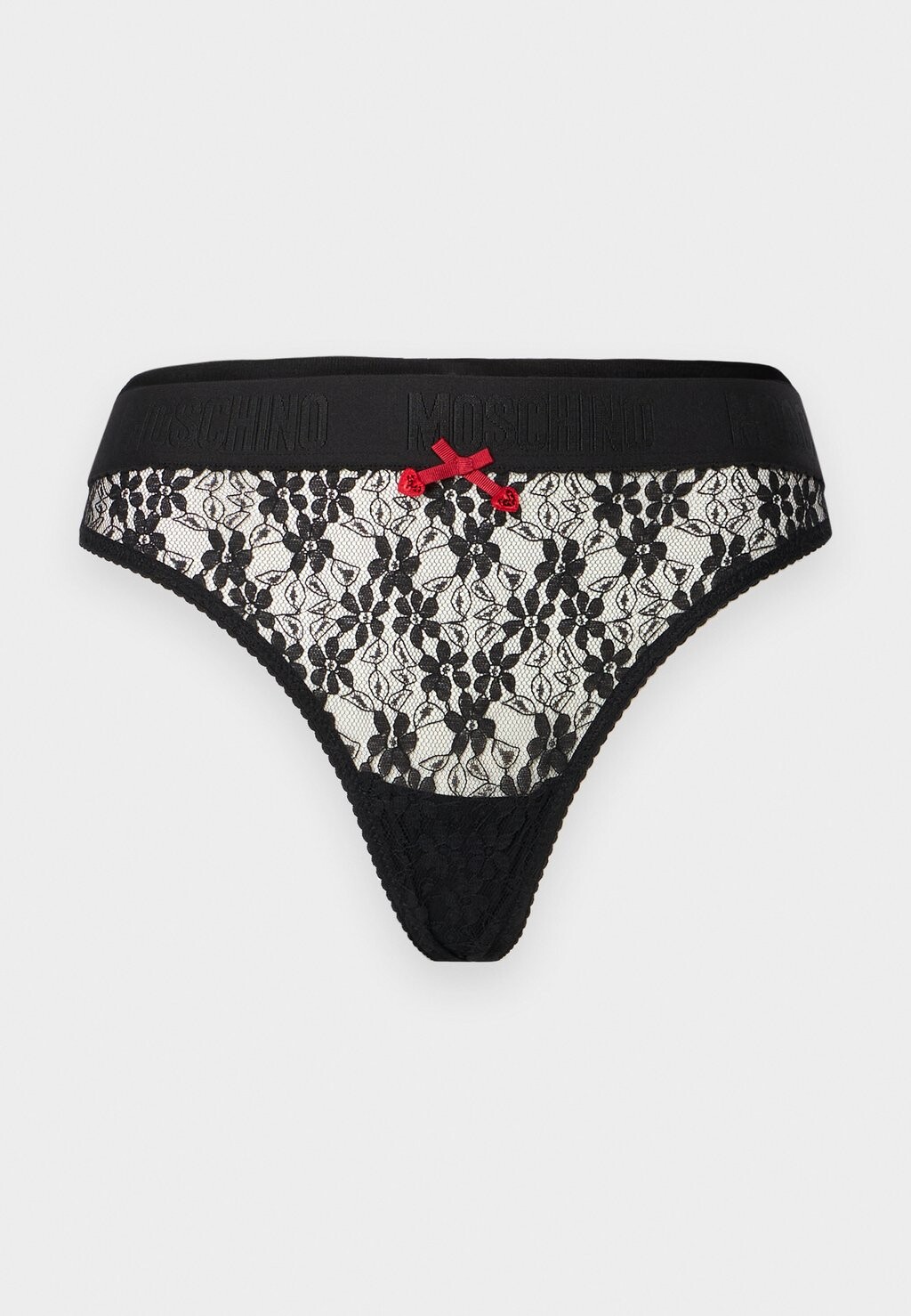 

Бюстгальтер на косточках Moschino Underwear, черный
