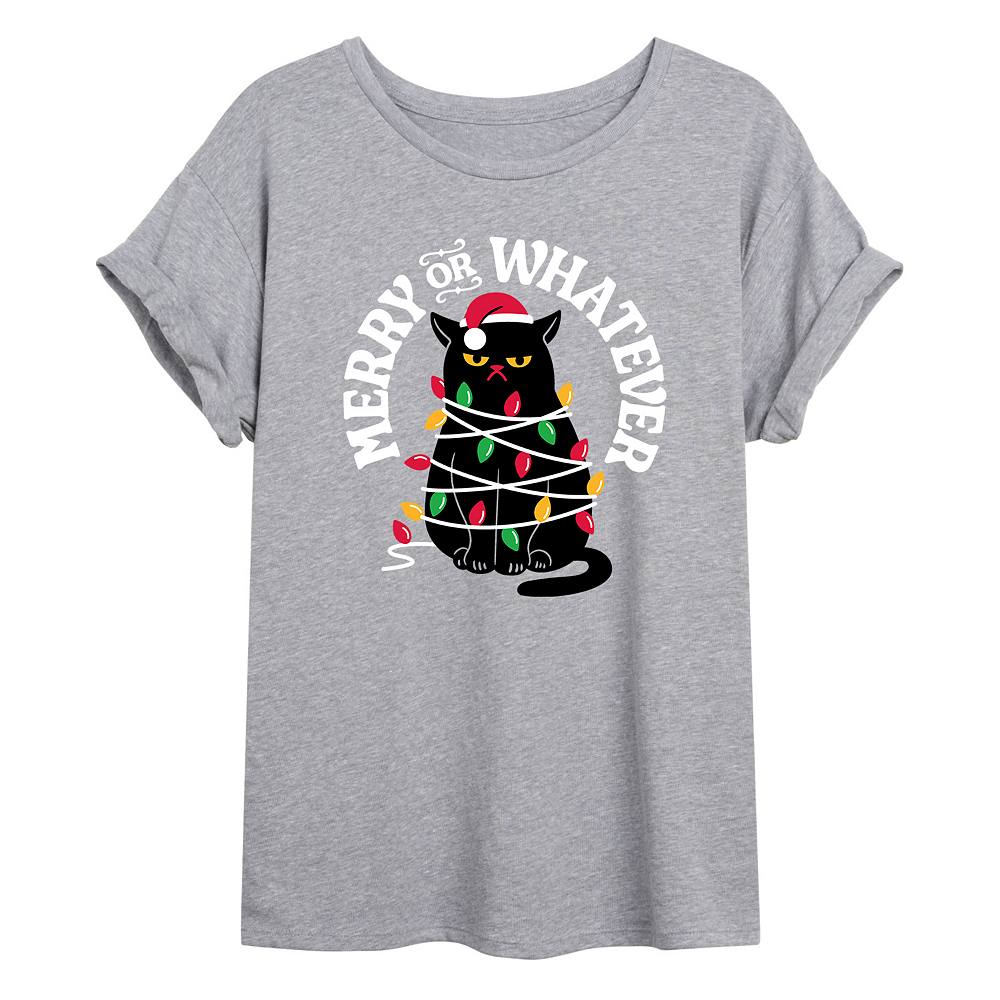 

Детская футболка с струящимся рисунком Merry What Cat Cat Licensed Character, серый