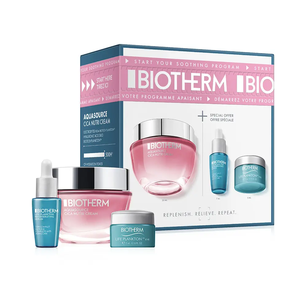 

Крем для лица Aquasource cica nutri crema estuche Biotherm, 3 шт.