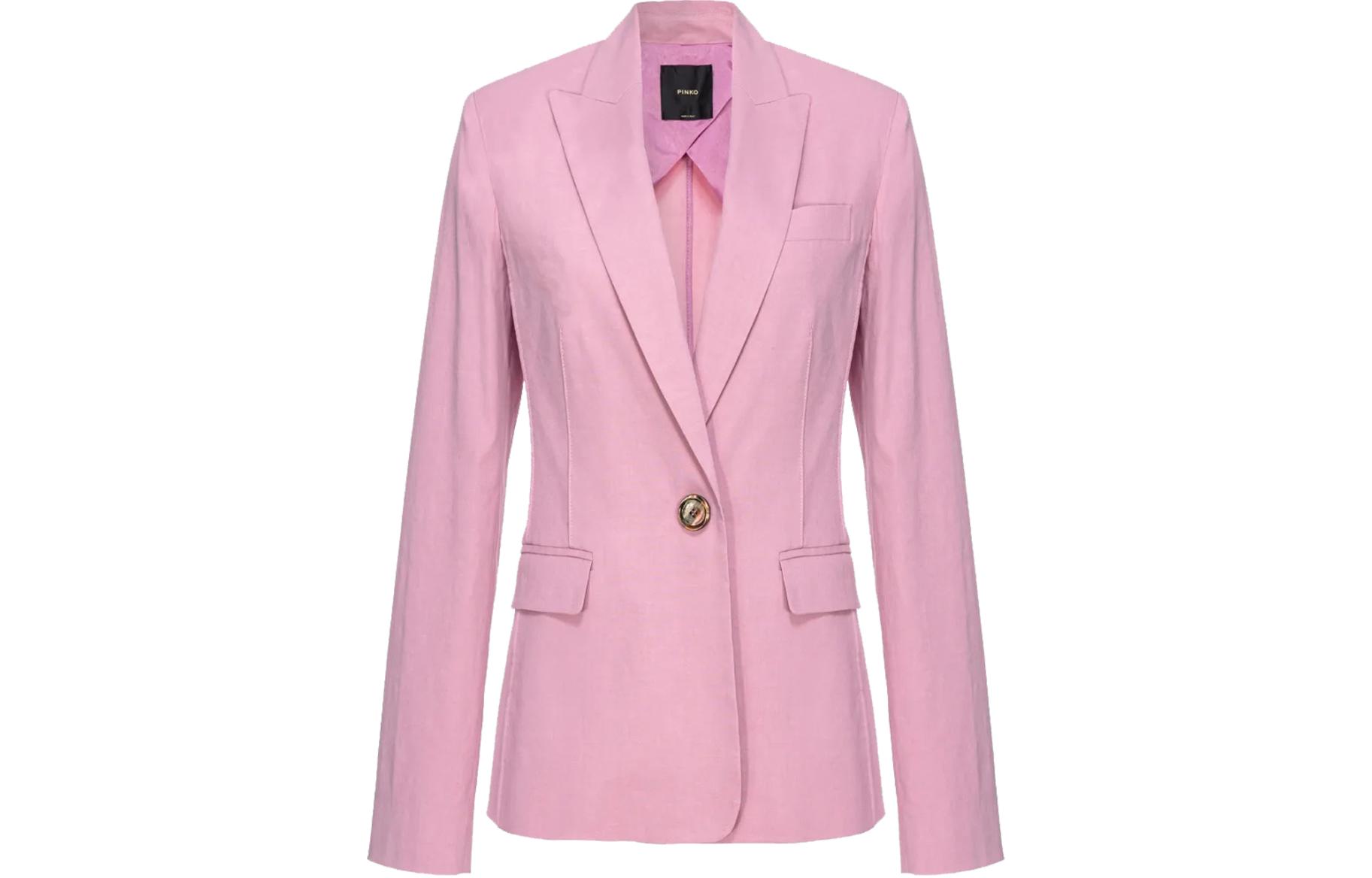 

PINKO Однобортный классический пиджак, Pink